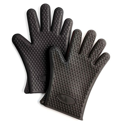 Promoted excellent thermal insulation silicone oven glove for Cooking Baking Barbecue Potholder